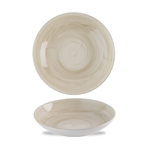 COUPE BOARD DEEP DIAM. 18CM. STONECAST CANVAS NATURAL CHURCHILL
