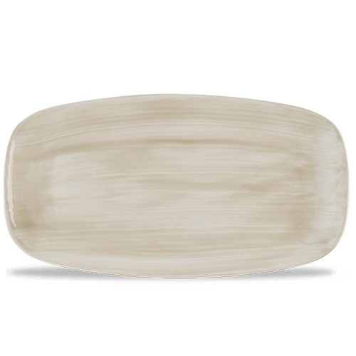 Bord rechthoekig afm. 36x19cm. Stonecast Canvas Natural Churchill