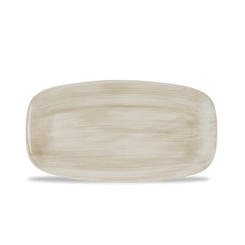 Bord rechthoekig afm. 30x15cm. Stonecast Canvas Natural Churchill