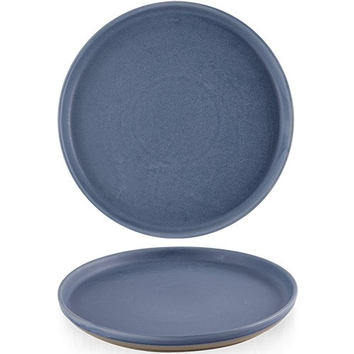 Bord opstaande rand diam. 26cm. Emerge Oslo Blue Churchill