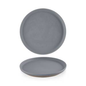 PLATE UPSTANDING EDGE DIAM. 21CM. EMERGE SEATTLE GRAY CHURCHILL