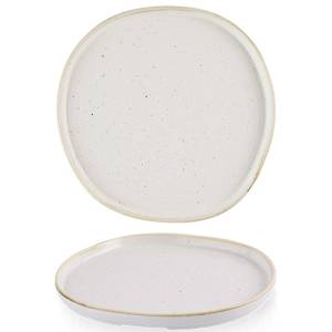 Bord opstaande rand diam. 26cm. Stonecast Barley White Churchill