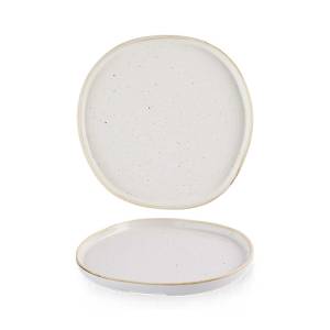 Bord opstaande rand diam. 23cm. Stonecast Barley White Churchill