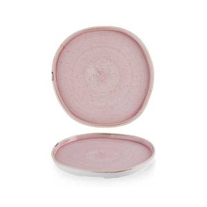 Bord opstaande rand diam. 21cm. hgt. 2cm. Stonecast Petal Pink Churchill