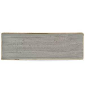 Bord rechthoekig afm. 32x11cm. Stonecast Peppercorn Grey Churchill