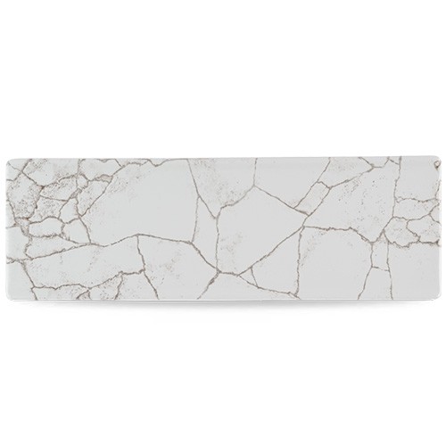 TELLER RECHTECKIGE GRÖSSE. 32X11CM. STUDIO PRINTS KINTSUGI ACHAT GRAU CHURCHILL