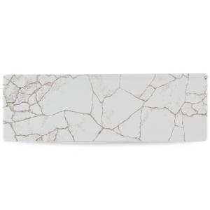 Bord rechthoekig afm. 32x11cm. Studio Prints Kintsugi Agate Grey Churchill