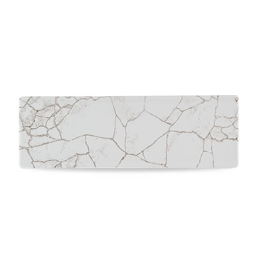 Bord rechthoekig afm. 30x9cm. Studio Prints Kintsugi Agate Grey Churchill