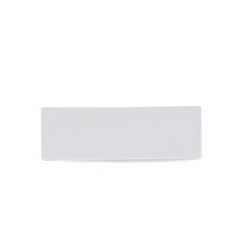 PLAQUE TAILLE RECTANGULAIRE. 25X9CM. ASSIETTES DE CHEFS BLANC CHURCHILL