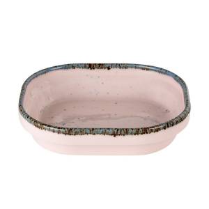 Schaal rechthoekig afm. 16,2x14,1cm. Moods Flirty kleur pink Nova