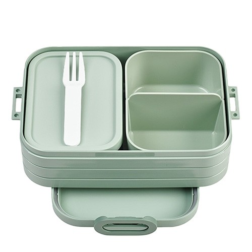 LUNCH BOX BENTO TAB MIDI DIMENSIONS 185X120X65MM. NORDIC SAGE - MEPAL