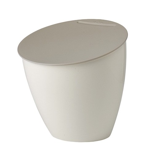 INHALT DES ABFALLBEHÄLTERS CALYPSO. 2,2L. NORDISCHES WEISS - MEPAL