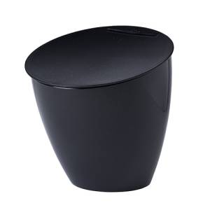 WASTE BIN CALYPSO CONTENT. 2.2L. NORDIC BLACK - MEPAL