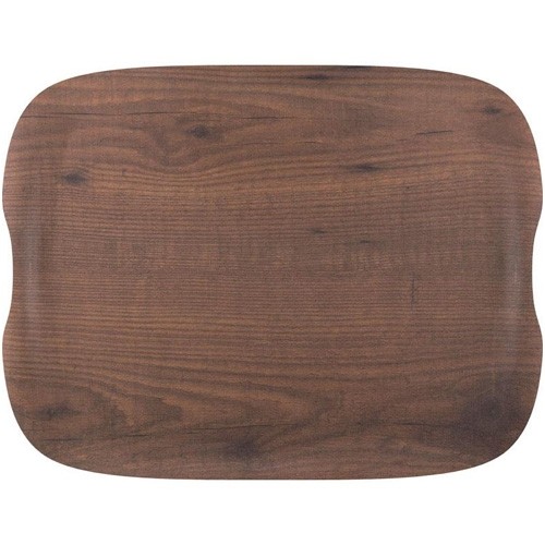 Plateau antidérapant en bois chaud, dimensions 43 x 33 cm, plateau artisanal ROLTEX
