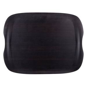 ANTI-SLIP TRAY DIM. 43X33CM. DARK WOOD CRAFT TRAY ROLTEX