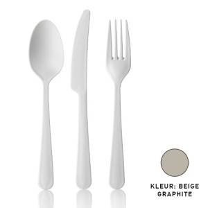 TABLE KNIFE 198MM. GAIA BEIGE GRAPHITE PPMF BOX OF 1250 PIECES