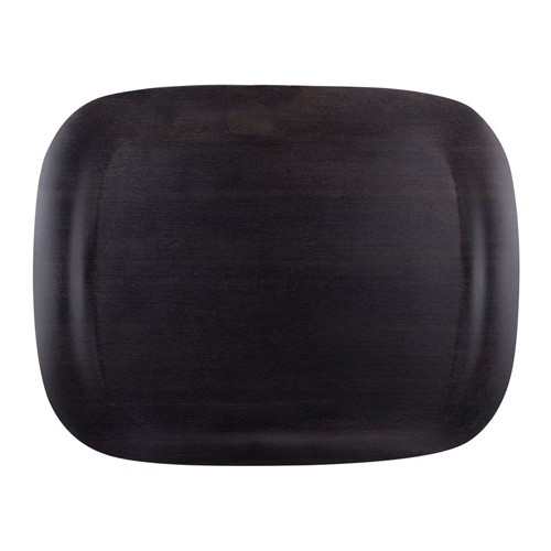TRAY SIZE 46X36CM. DARK WOOD CRAFT TRAY ROLTEX