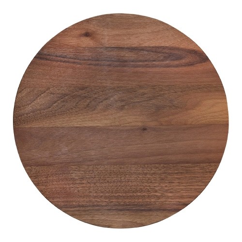 ROTARY BOARD DIAM. 30CM. WALNUT