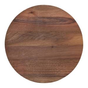 ROTARY BOARD DIAM. 30CM. WALNUT