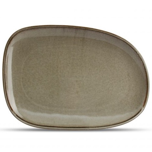 Plat bord afm. 33x23cm. grey Ceres F2D