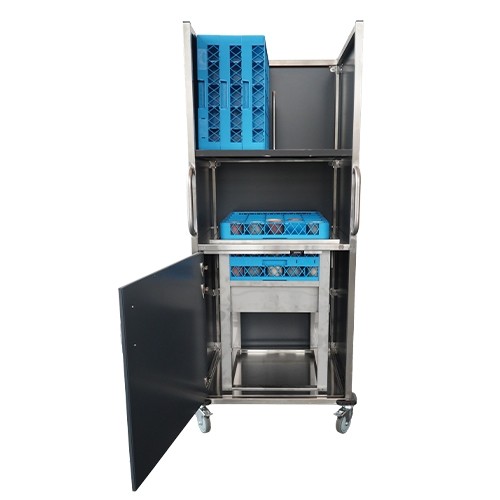 DÉLIVRANCE DU CHARIOT TASSES-MUGS PROPRES/SALES