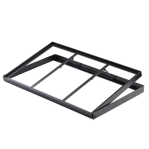 SURÉLEVEUR DE BUFFET D'ANGLE DIM. 1/1GN. HGT. 4,5 cm. ACIER ENDUIT NOIR