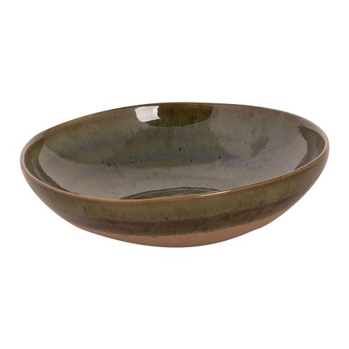 Bord diep diam. 22cm. groen Wisteria Stoneware Palmer