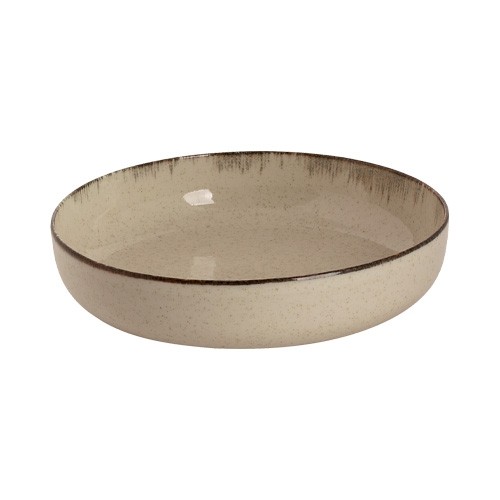 PLATE DEEP DIAM. 19CM. CREAM ANTIGO PALMER