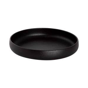 Bord diep diam. 21cm. Universe zwart Maastricht Porselein