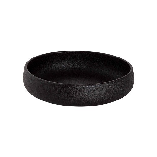 SKALIERDURCHM. 15,5 cm. UNIVERSUM SCHWARZES MAASTRICHT PORZELLAN