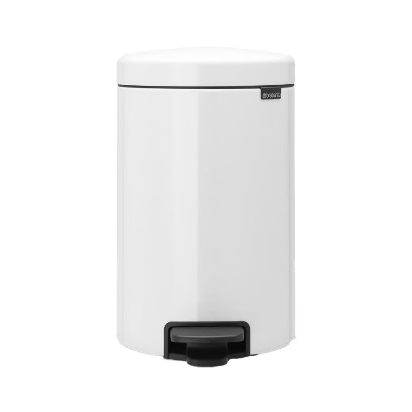 PEDAL BIN NEWICON INH. 12LTR. DIAM. 25.1X(H)41.1CM. COLOR WHITE BRABANTIA