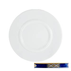 Soepkopschotel Ocean wit m/decor Egypto Blue Nova