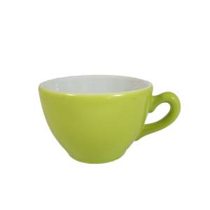 CAPPUCCINO-TASSE PISA-GRÖSSE. 18CL. FARBE APFELGRÜN