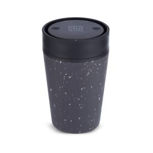 TASSE À BOIRE CAPACITÉ DE LA TASSE CIRCULAIRE 227ML. NOIR ET ENCRE NOIR