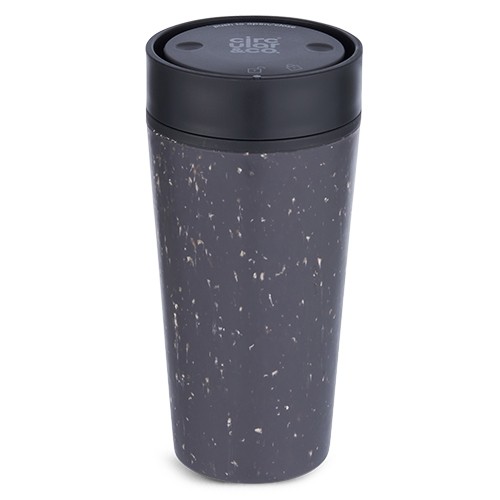 DRINKING CUP CIRCULAR CUP CAPACITY 340ML. BLACK & INK BLACK