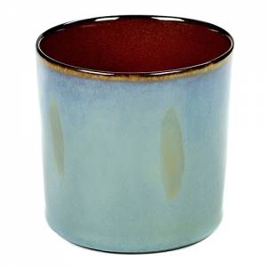 Beker inh. 23cl. kleur smokey blue / rust terres de reves Serax
