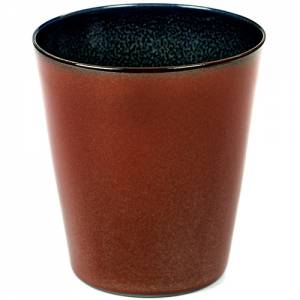 Beker inh. 34cl. Conisch kleur rust / dark blue terres de reves Serax