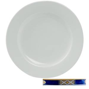 BORD PLAT DIAM. 30CM. OCEAN M/DECOR EGYPTO BLUE