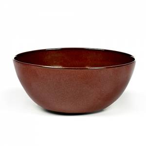 COME M DIAM. 13.7 CM. H. 6 CM. COLOR RUST TERRES DE REVES SERAX