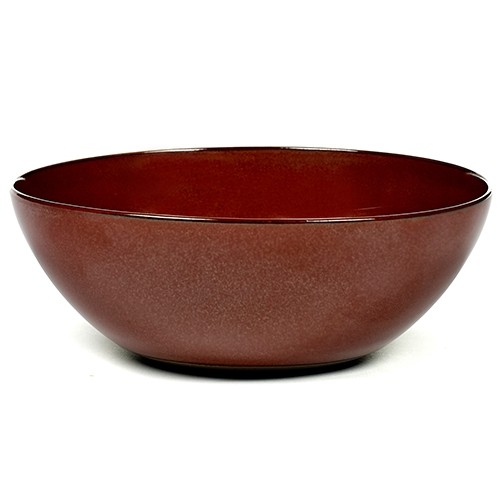 Kom l diam. 18,4 cm. h. 7,1 cm. kleur rust terres de reves Serax