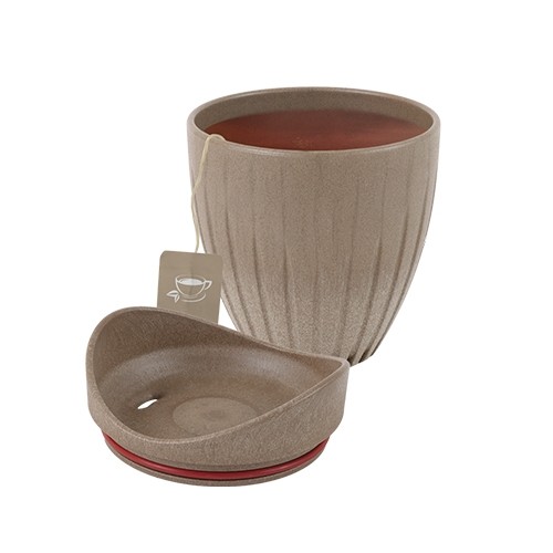 TÊTE MOYEN CONTENU 200ML. TASSE À CAFÉ BEIGE