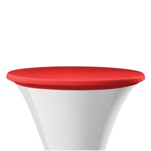 TOPCOVER HOSPITALITY STRETCH DURCHM. 85CM. ROT