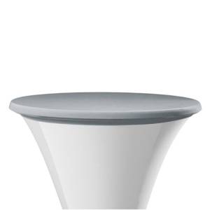 TOPCOVER HOSPITALITY STRETCH DURCHM. 85CM. GRAU