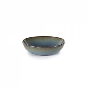 Schaaltje Mini diam. 9cm. hoogte2,5cm. kleur smokey blue terres de reves Serax