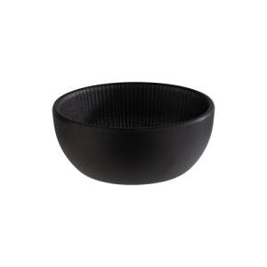 Schaal diam. 8,5cm. hgt. 3,5cm. melamine zwart Nero