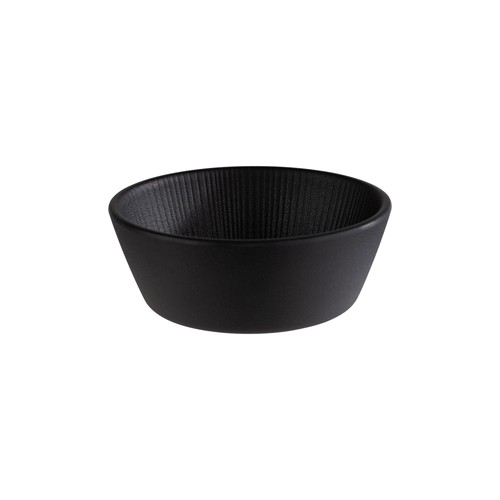 Schaal diam. 12,5cm. hgt. 4,5cm. melamine zwart Nero