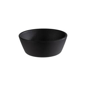 Schaal diam. 12,5cm. hgt. 4,5cm. melamine zwart Nero