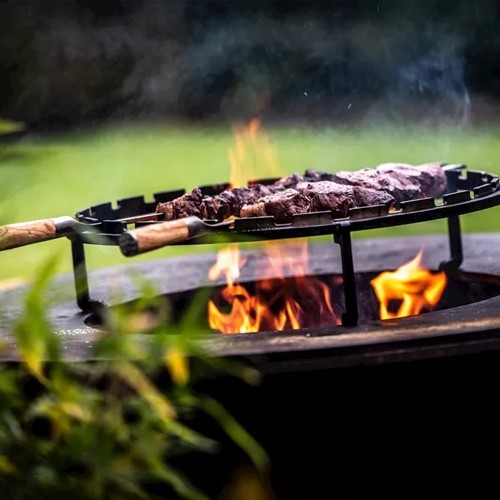 Spies v-vorm lgt. 60cm. rvs Churrasco Forged