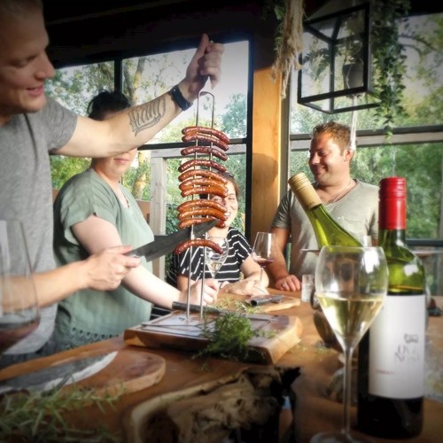 Vorkspies lgt. 50cm. rvs Churrasco Forged