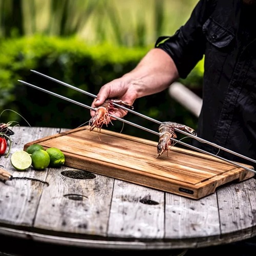 Vorkspies lgt. 60cm. rvs Churrasco Forged